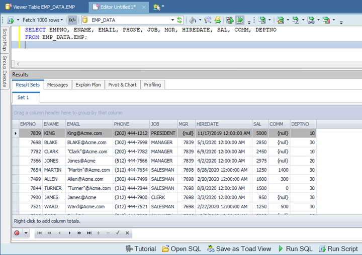 10 easy sql statement