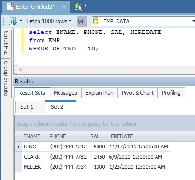 5 SQL basics - Equality Where Clause