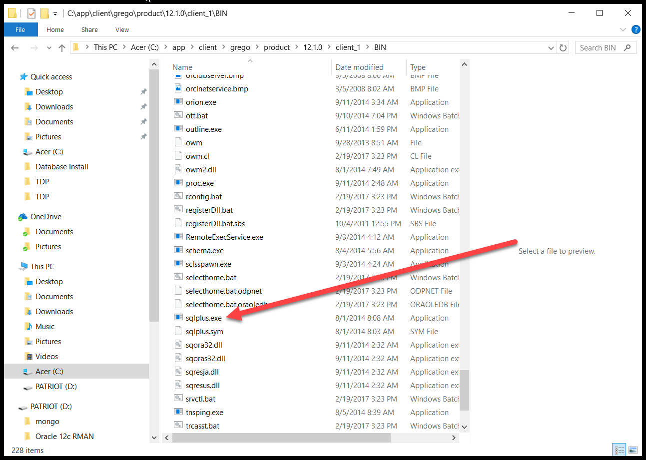 To reduce risk exposure delete or rename the sqlplus.exe file in the directory where the Oracle 12c client was installed.