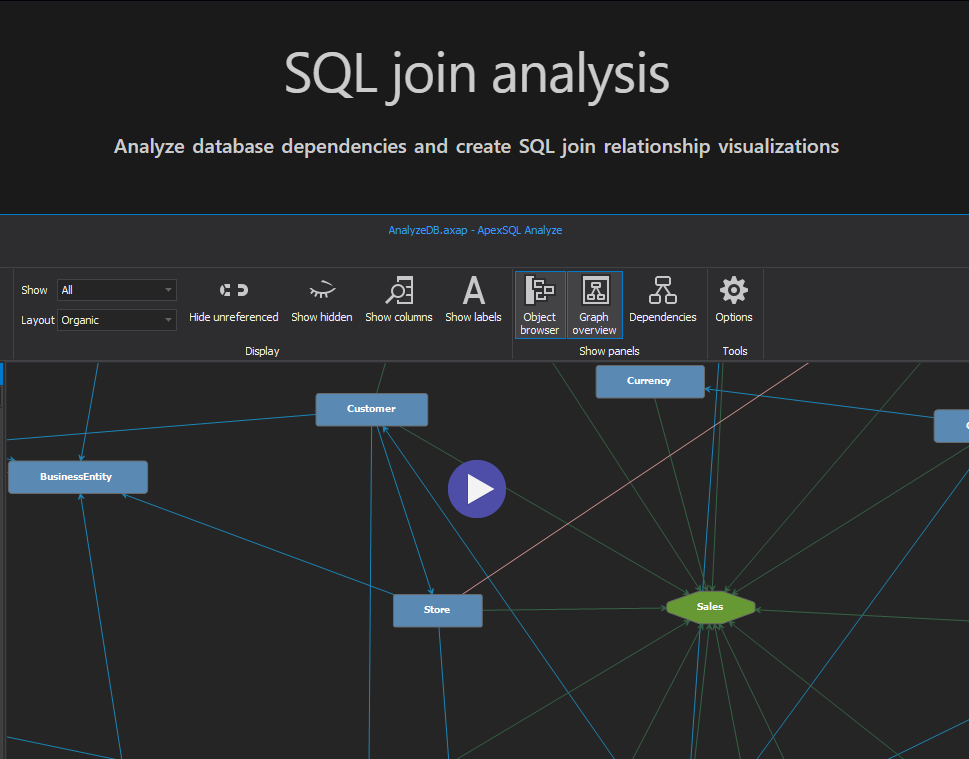 Apex SQL Analysis video and link.