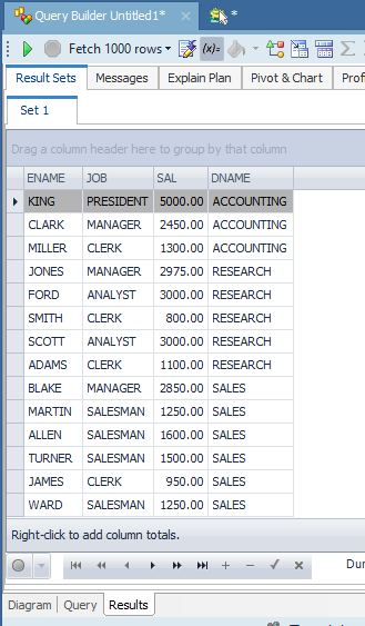 Data access from the Snowflake connection data stores