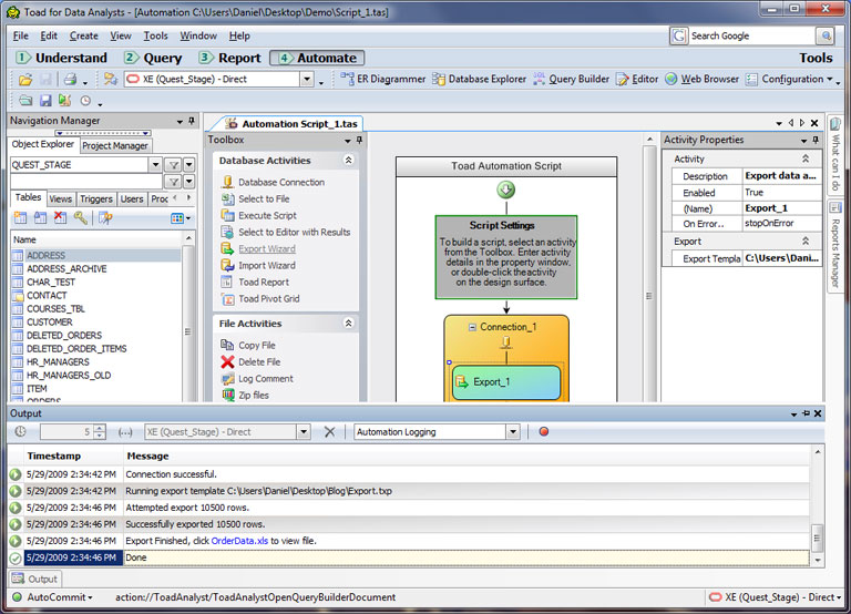 Step 4: Automating the process - Workflow Verification