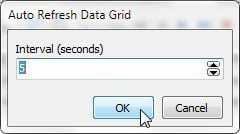 Figure 23. Auto Refresh Data Grid 