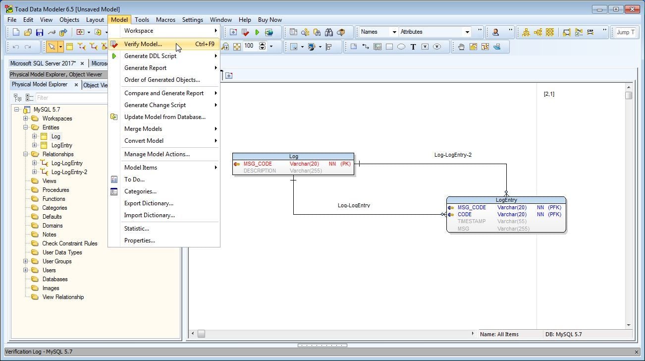 Figure 14. Model-Verify Model