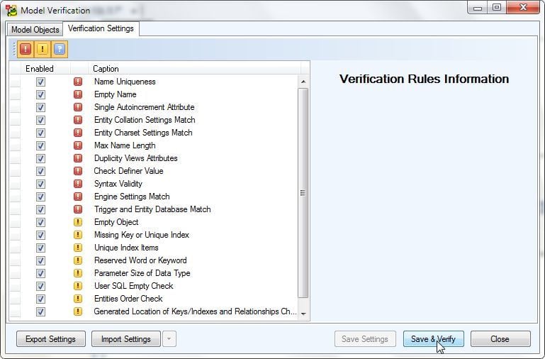 Figure 15. Model Verification