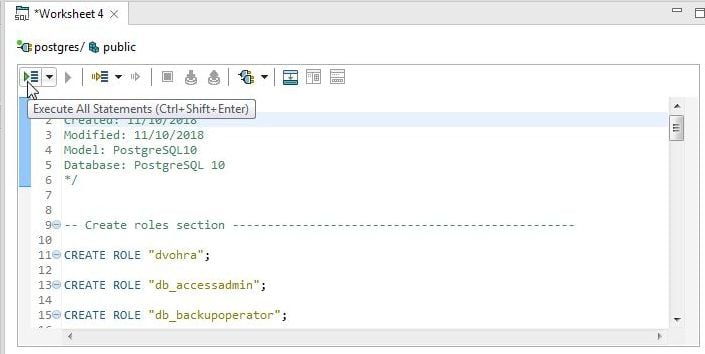 Figure 20. Execute All Statements