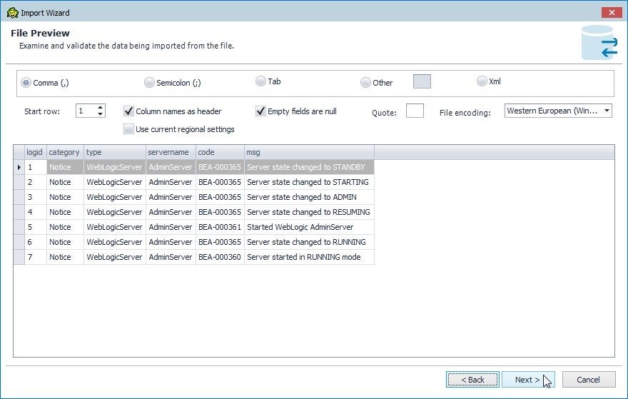 Figure 20.  File Preview