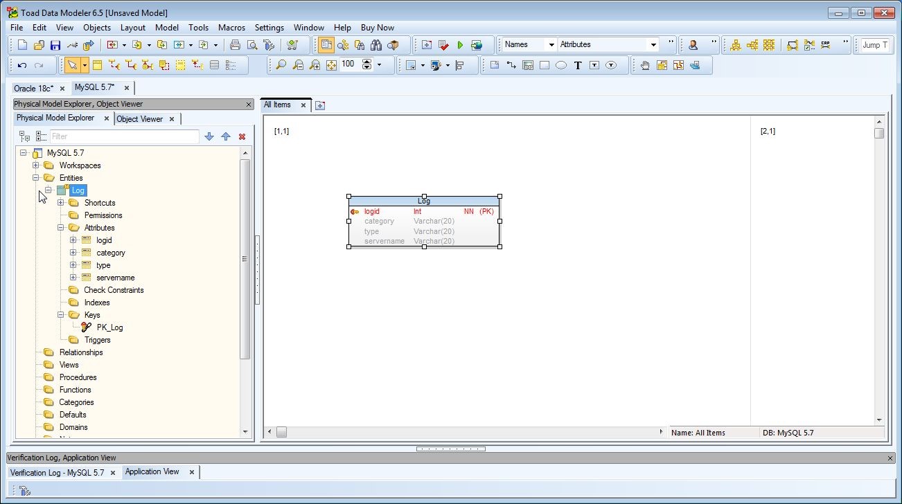 Figure 24. Entity Log