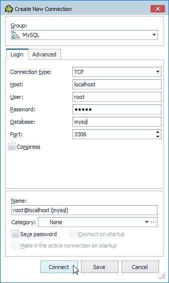 Figure 3. Create New Connection