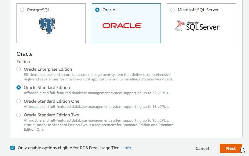 Figure 3. Selecting an Edition