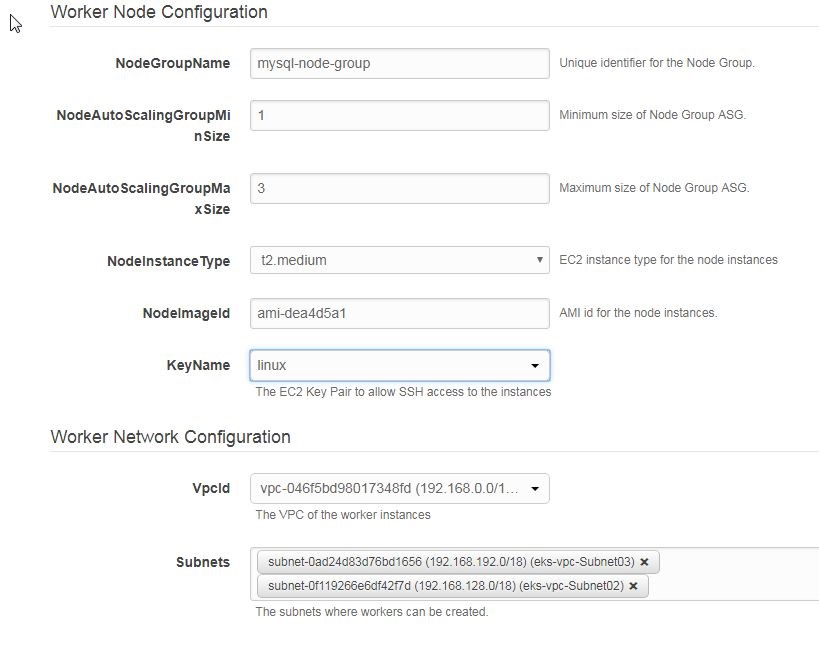 Figure 36. Worker Node and Network Configuration