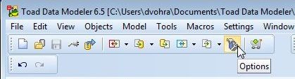 Figure 4. Selecting options