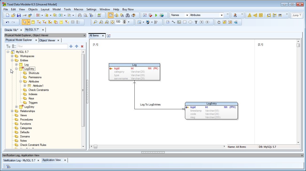 Figure 45. Extra LogEntry Entity