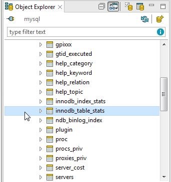 Figure 45. Tables log and logentry dropped