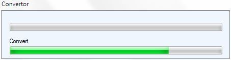 Figure 54. Model conversion progress bar