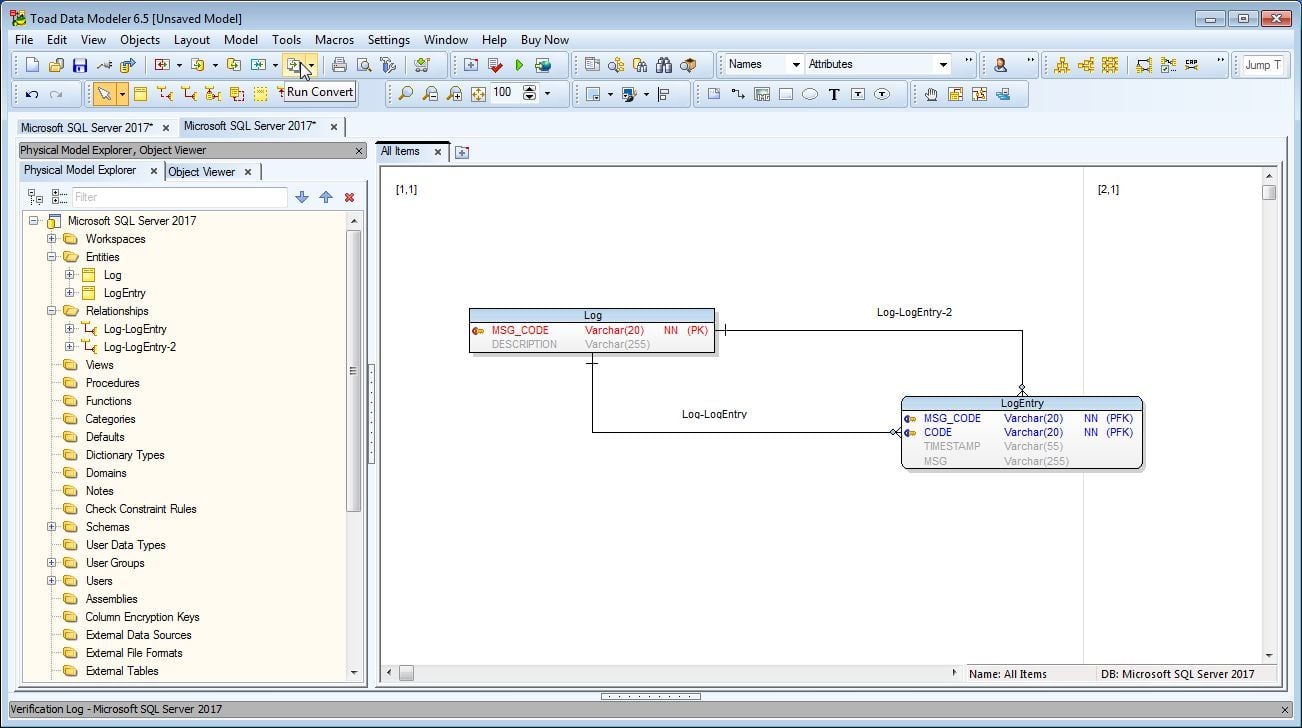 Figure 6. Run Convert