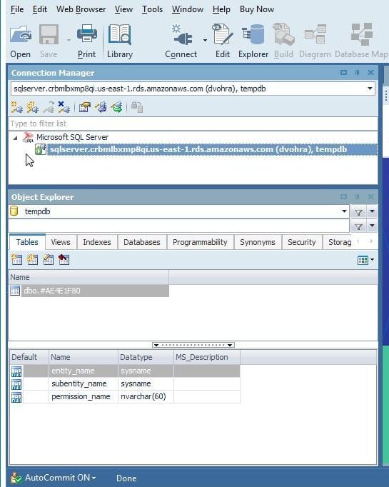 Figure 7. New Connection to SQL Server