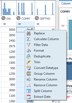 Toad Data Point Workbook Fixing Null Values