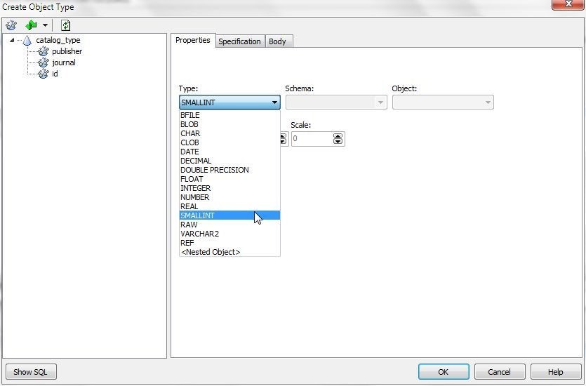 Setting id attribute to SMALLINT type