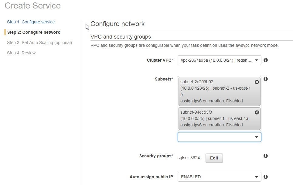 Figure 19. Configuring Networking