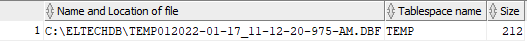 oracle database size 3